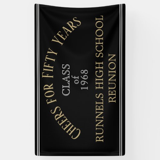 Beliebte Wahl! Banner für Wiedersehen IM FÜNFZIGST (Vertikal)