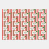 Beliebte Weihnachts Niedliche Familie Aufschieben Geschenkpapier Set (Vorderseite 2)