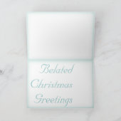 Beliebte Weihnachtsgrüße Feiertagskarte (Innenseite)