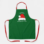 Beliebte Weihnachtsmann-Weihnachtsplätzchen-Back-C Schürze (Vorderseite)