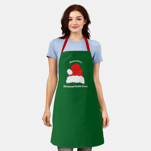 Beliebte Weihnachtsmann-Weihnachtsplätzchen-Back-C Schürze (Getragen)