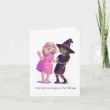 Beliebte Wicked the Musical Birthday Card