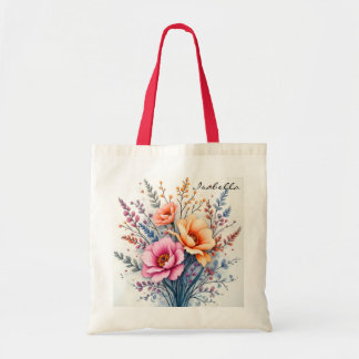 Beliebte Wildblumen Schöne Luxus-Kollektion Tragetasche