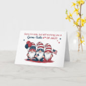 Beliebter Amerikanische Unabhängigkeitstag Niedlic Karte (Gelbe Blume)