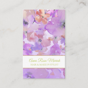 *~* Beliebter Blumenmuster-Wellness-Center Girly B Visitenkarte