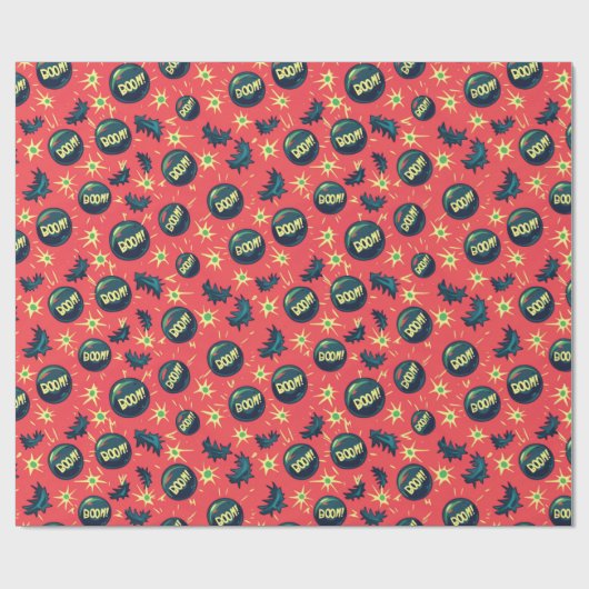 Beliebter Comic Stil Geschenkpapier (Flach)