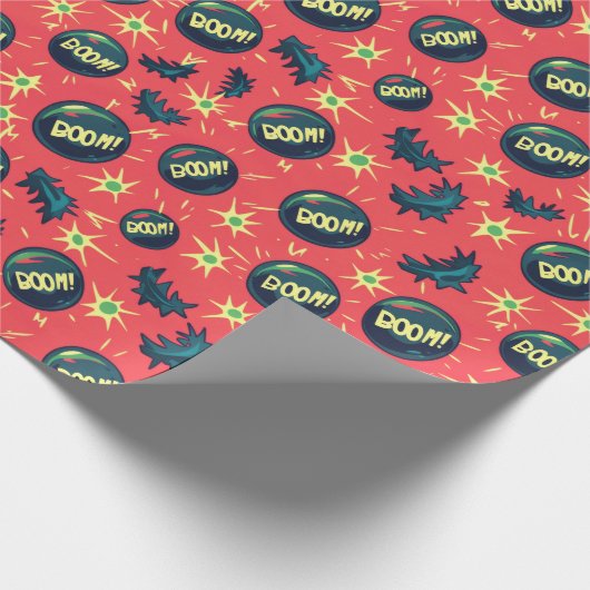 Beliebter Comic Stil Geschenkpapier (Ecke)