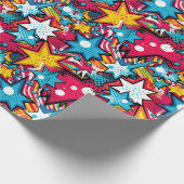 Beliebter Comic Stil Geschenkpapier (Ecke)