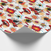 Beliebter Comic Stil Geschenkpapier (Ecke)