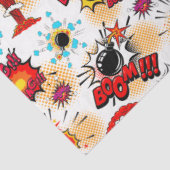 Beliebter Comic Stil Seidenpapier (Ausschnitt)