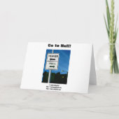 Beliebter Dank! Dankeskarte (Rückseite)