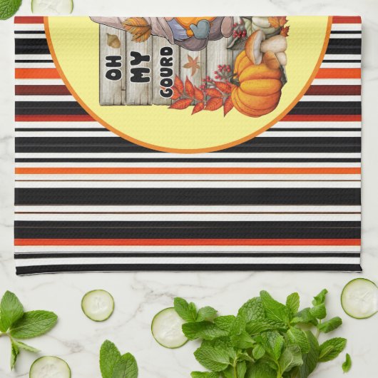 Beliebter Erntedank Schöne Herbstkollektion Geschirrtuch (Gefaltet)