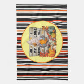 Beliebter Erntedank Schöne Herbstkollektion Geschirrtuch (Vertikal)