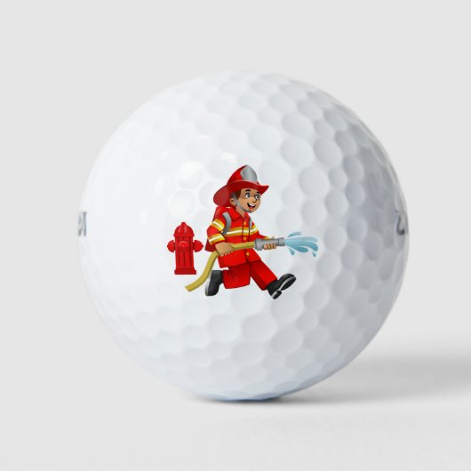 **BELIEBTER FIREMAN-GOLFBALL** GOLFBALL (Vorderseite)
