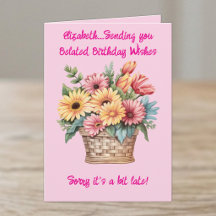 Beliebter Geburtstag wünscht Name pink