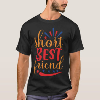 Beliebter Kurzer Sidekick Mein Kurz bester Freund T-Shirt