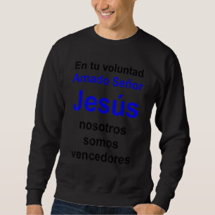 Beliebter Lord Jesus Multilingual Series Spanish V Sweatshirt