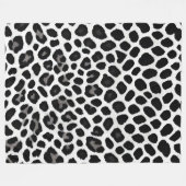 Beliebter Luxus Weißer Leopard Fleecedecke (Vorderseite (Horizontal))