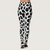 Beliebter Luxus Weißer Leopard Leggings (Rückseite)