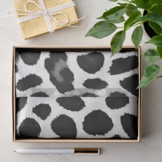 Beliebter Luxus Weißer Leopard Seidenpapier (Geschenk)