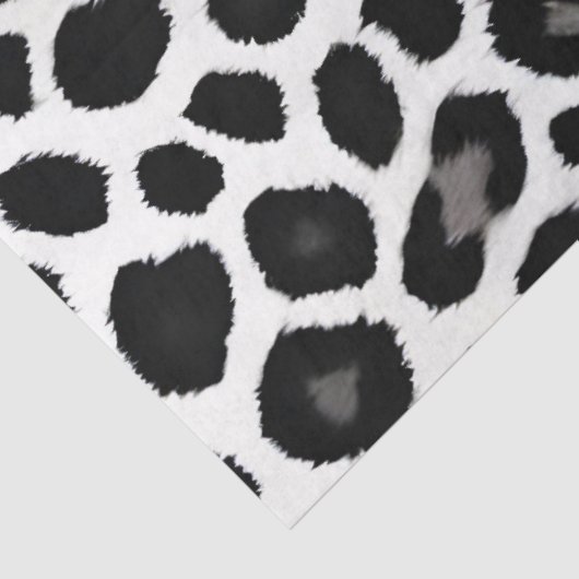 Beliebter Luxus Weißer Leopard Seidenpapier (Ausschnitt)