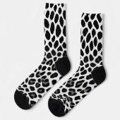 Beliebter Luxus Weißer Leopard Socken (Linkes Detail)