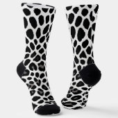 Beliebter Luxus Weißer Leopard Socken (Gewinkelt)