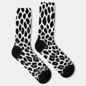Beliebter Luxus Weißer Leopard Socken (Rechts)