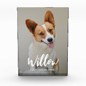 Beliebter Personalisierter Akryllischer Foto Block (Vorderseite)