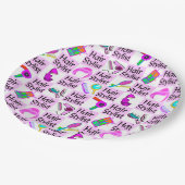 BELIEBTER PINKHAARISTER UND SCHÖNER PAPPTELLER (Schrägansicht)