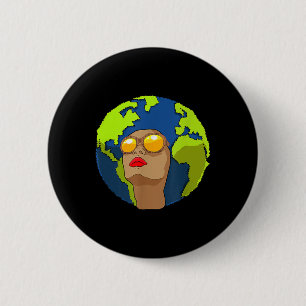 Beliebter Tag Mutter Erde Tag Kinder Jungen Frauen Button