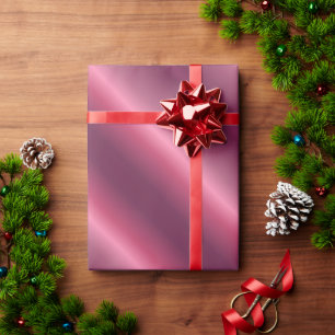 Beliebtes Bordeaux Weihnachtsfeiertag Geburtstagsg Geschenkpapier