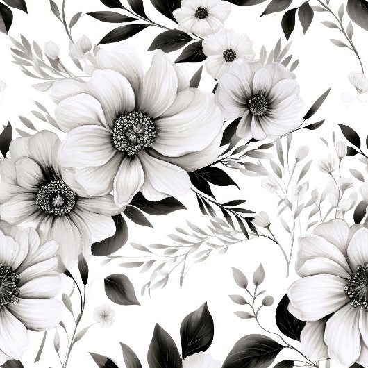 Beliebtes botanisches Deckengeschenk in Schwarz un Fleecedecke