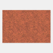 Beliebtes Design in Burnorange Geschenkpapier Set (Vorderseite)