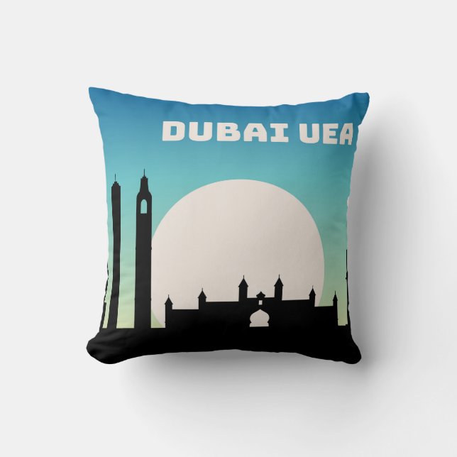 Beliebtes Dubai Kissen (Vorderseite)