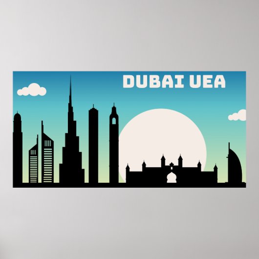 Beliebtes Dubai Poster (Vorne)
