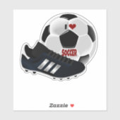 Beliebtes Fußballdesign, Fußball und Schuh Aufkleber (Blatt)