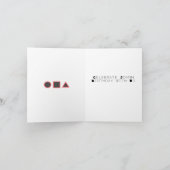 Beliebtes geometrisches Design Einladung zum Gebur (Innenseite)