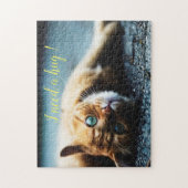 Beliebtes Geschenk für Katzen-Design Puzzle (Vertikal)