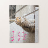Beliebtes Geschenk für Katzen-Design Puzzle (Vertikal)