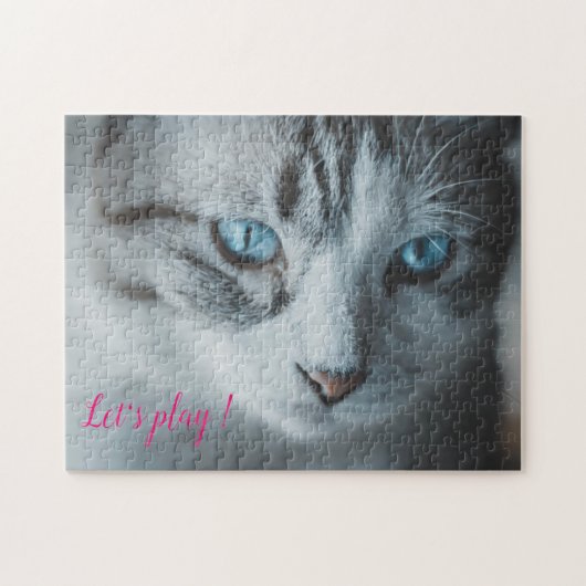 Beliebtes Geschenk für Katzen-Design Puzzle (Horizontal)