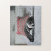 Beliebtes Geschenk für Katzen-Design Puzzle (Vertikal)