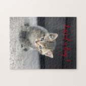 Beliebtes Geschenk für Katzen-Design Puzzle (Horizontal)