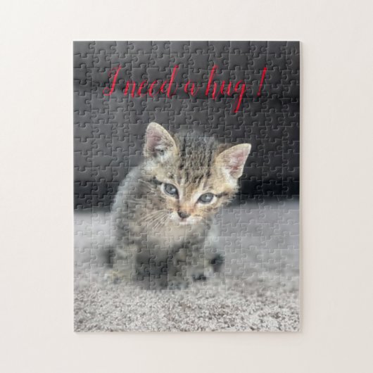 Beliebtes Geschenk für Katzen-Design Puzzle (Vertikal)