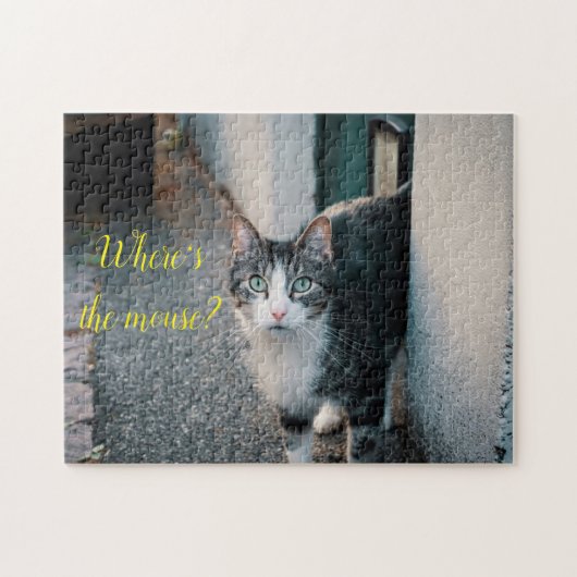 Beliebtes Geschenk für Katzen-Design Puzzle (Horizontal)