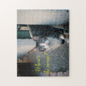 Beliebtes Geschenk für Katzen-Design Puzzle (Vertikal)