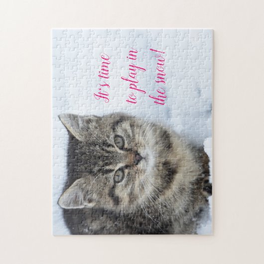 Beliebtes Geschenk für Katzen-Design Puzzle (Vertikal)