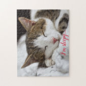 Beliebtes Geschenk für Katzen-Design Puzzle (Vertikal)