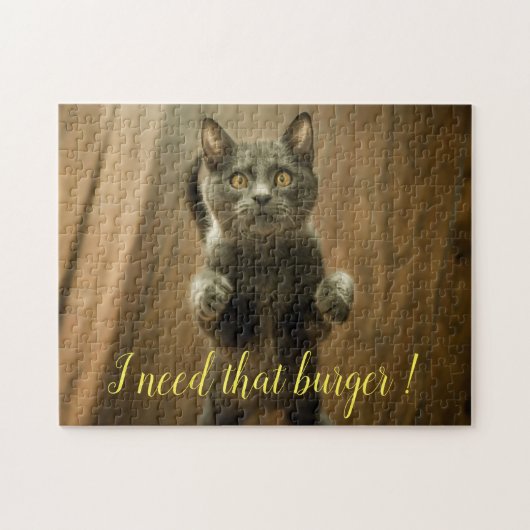 Beliebtes Geschenk für Katzen-Design Puzzle (Horizontal)