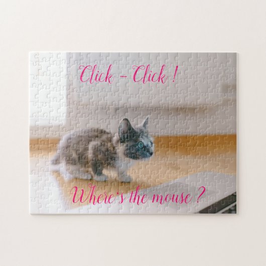 Beliebtes Geschenk für Katzen-Design Puzzle (Horizontal)